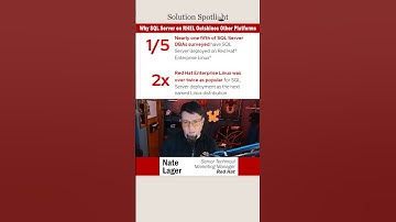 Why SQL Server on RHEL Outshines Other Platforms | #ExpertAdvice from @redhat
