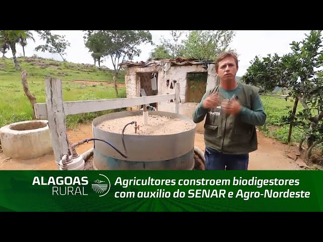 Agricultores constroem biodigestores com auxilio do SENAR e Agro Nordeste
