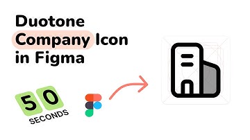 How to draw a Company icon (duotone) in Figma