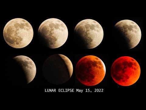 Lunar Eclipse Time Lapse (May 15th, 2022)