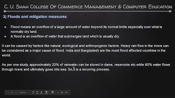 B.B.A SEM-1 ENVIRONMENTAL SCIENCE U4 PART II BY PROF. BHARTI PARMAR
