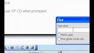 Microsoft Office PowerPoint 2003 Find text