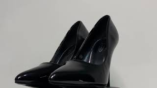 My black 4.6 inch heels