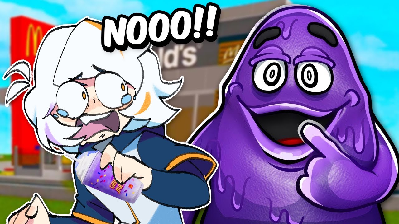 NUNCA TOMES el BATIDO de GRIMACE SHAKE 😨🤮🥤