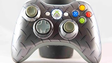 Diamond plate Hydro Dip Custom Xbox 360 Controller