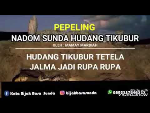 Nadom Sunda - Hudang tikubur