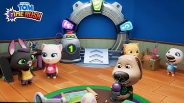 Talking Tom Time Rush  -  Hank  - 2 x Gameplay Android and IOS