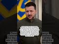 🤯ZELENSKYY talks about the end of the war in UKRAINE