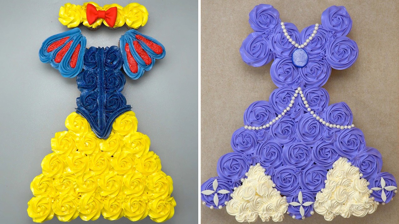 how to make princess dress cupcake cake Create Stunning Princess Dress Pull-Apart Cupcakes