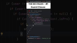 Guard Clause — Stop Nesting Your If-Else | Flutter