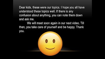 Class 1, General Knowledge (Chapter 26 and 27) by Pinky Mol