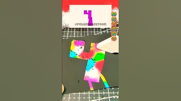 Sprunki OC NumberBlocks 4 Phase 2 with rainbow scratch #sprunki #numberblocks #scratchbook #diy