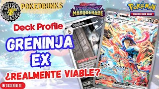 Pokemon TCG Twilight Masquerade Greninja Ex Deck Profile | Viable o basura bonita