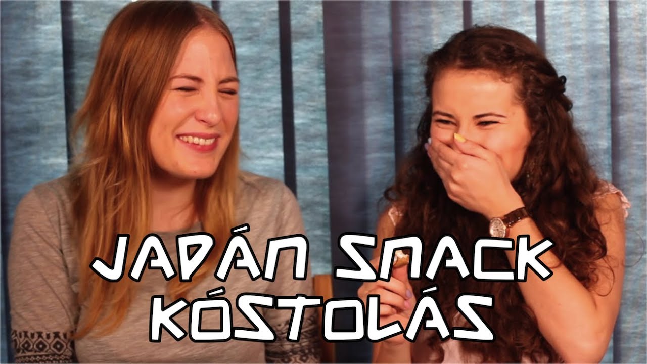 Japán snack kóstolás Marissal | Viszkok Fruzsi