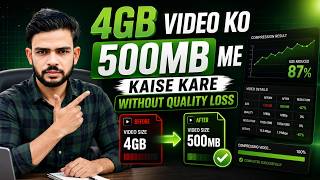 Kisi Bhi Video Ka Size Kam Kaise Kare 🔥 Without Quality Loss Hindi