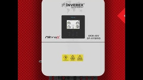Inverex Nitrox Gen Port Setting and explanation