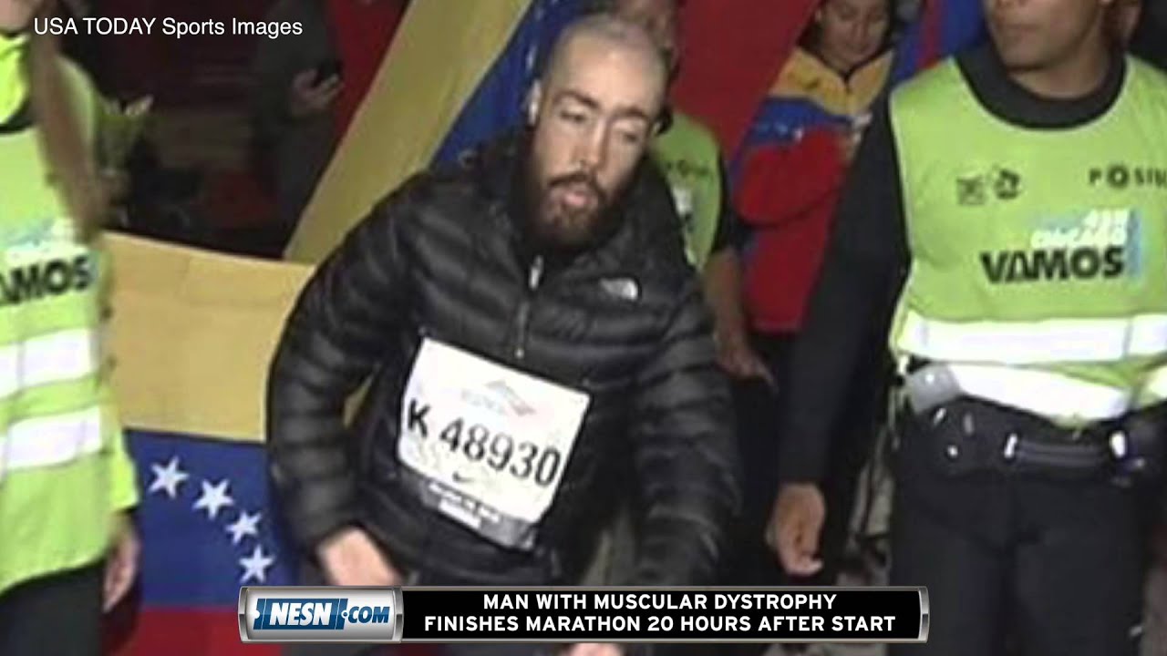 Runner With Muscular Dystrophy Finishes Boston Marathon In 20 Hours