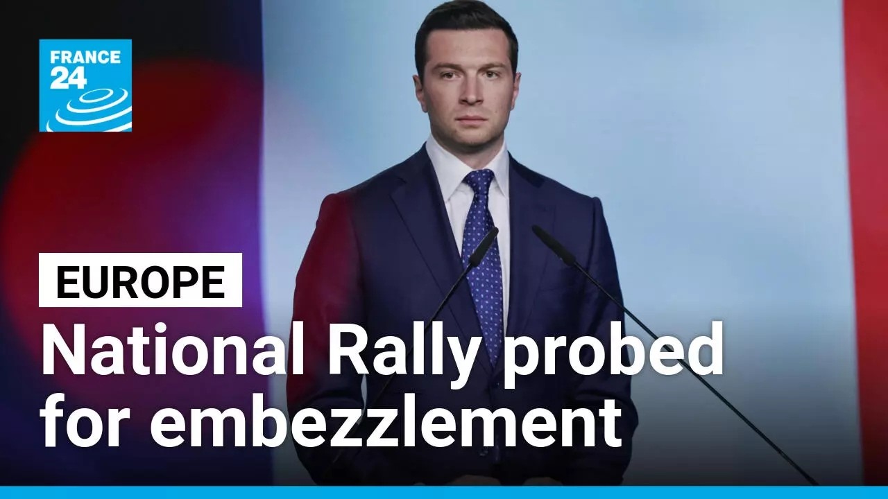 France's far-right party National Rally probed for embezzlement of EU funds • FRANCE 24 English