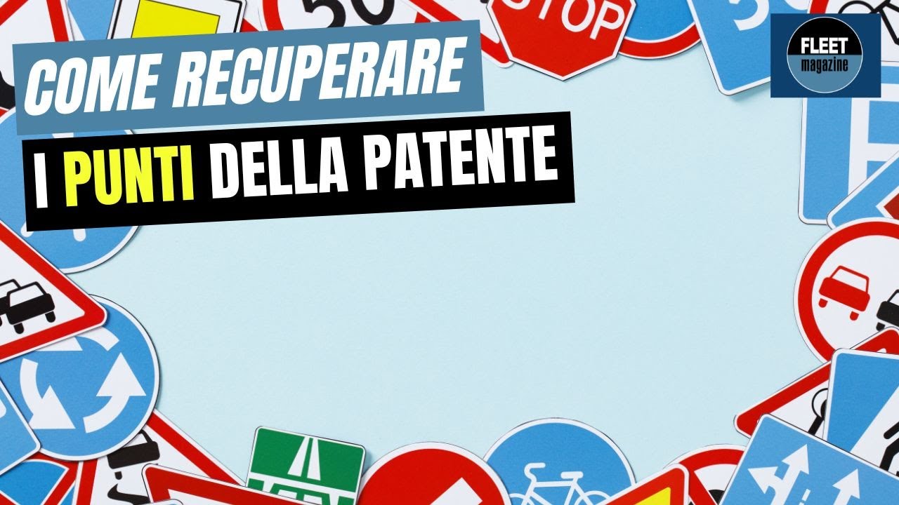 Come recuperare i punti persi sulla patente? Il modo più semplice - YouTube