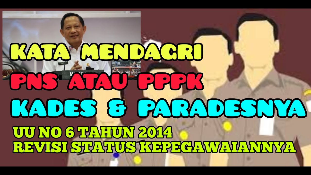 Mendagri Status Kepegawaian Kades dan Perangkat Desa