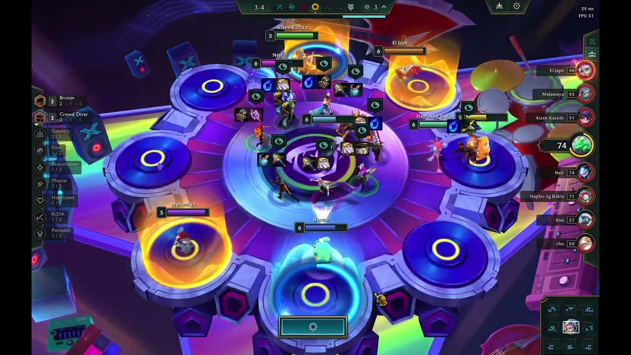 3 Star Katarina Carry with 6 Crowd Divers - TFT Set 10