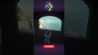 Uncharted 4 Story | Nathan Scaling Walls to Reach Pirate Cell 14#shorts