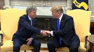 Trump meets with American help captive in Yemen