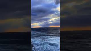 Islands  in the middle of the ocean... a beautiful sunset.