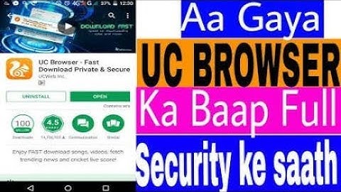 UC Browser ka baap | super browser | best Indian browser by Android trips |