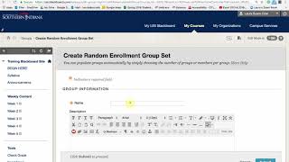 Blackboard Group Wikis