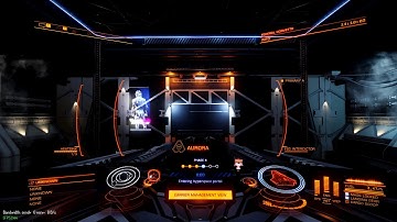 Elite: Dangerous - Fleet Carriers Beta 1 | Carrier Hyperspace Jump view on-board