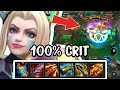 100% CRIT JINX DESTROYS THE ENEMY TEAM | Ranked Challenge