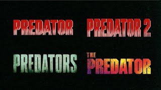 Evolution of PREDATOR movie trailers (1987-2018)