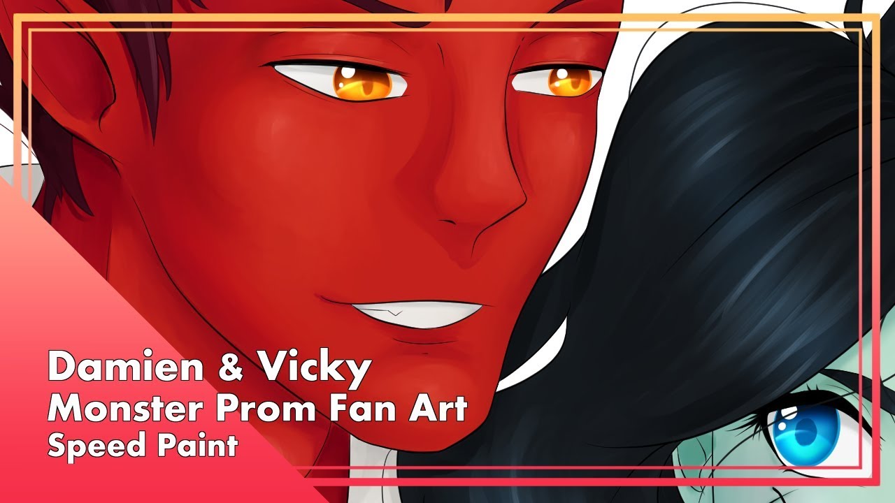 Damien & Vicky Monster Prom Speed Paint