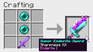 Minecraft UHC but I added *NEW* Enderite items... screenshot 5