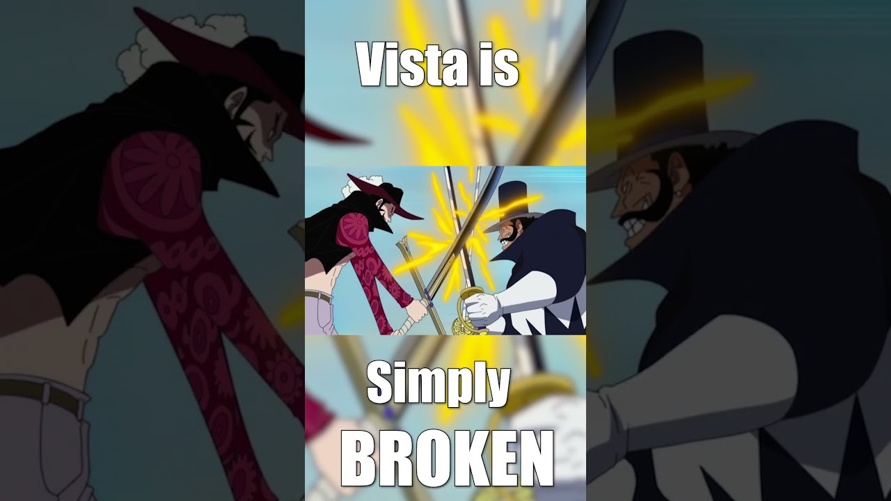Vista vs Mihawk was BONKERS 