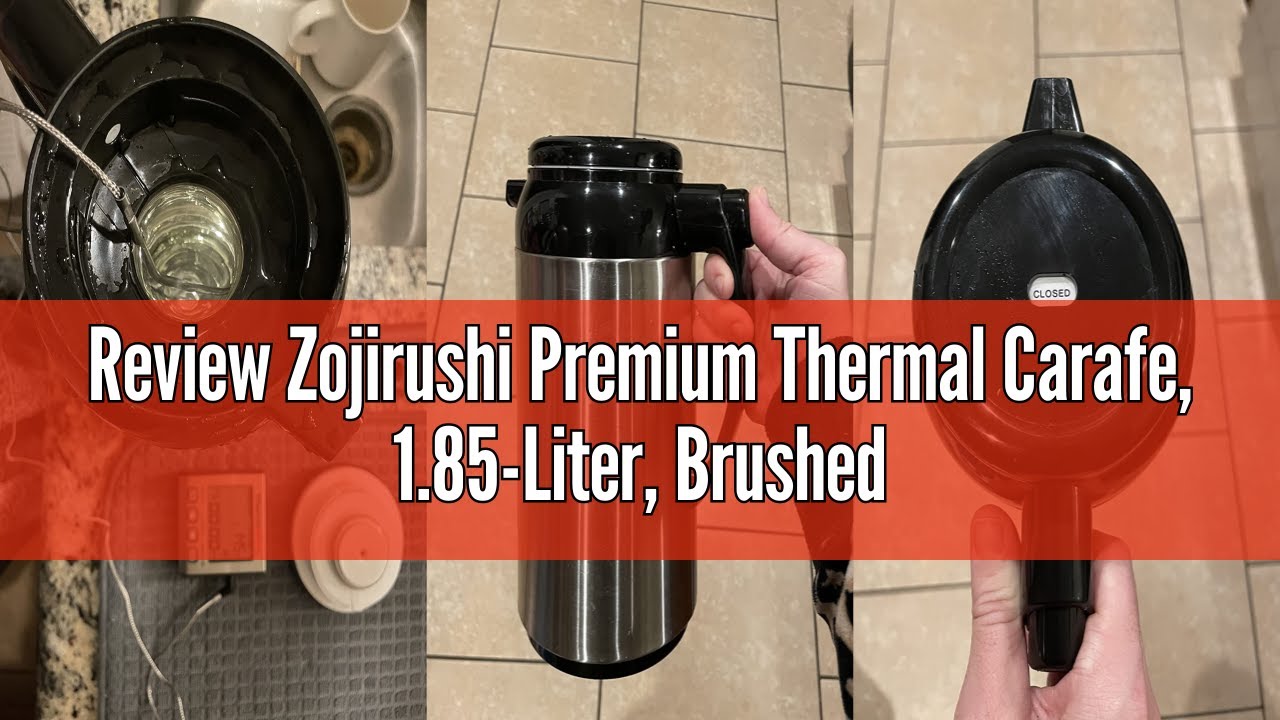Review Zojirushi Premium Thermal Carafe, 1.85-Liter, Brushed Stainless Steel