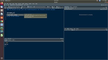 DataScience: Einführung in RStudio, erste Schritte, Aufbau eines Scripts