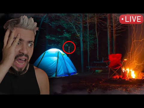 I STAYED IN THE FOREST WITH A TENT FOR 24 HOURS! WHAT HAPPENED OVERNIGHT?