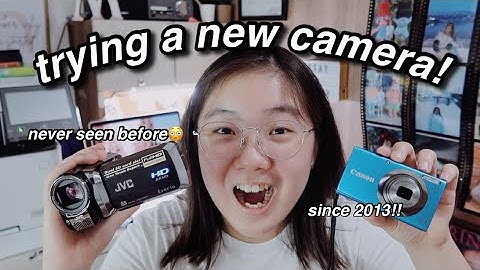TRYING A NEW CAMERA! (i haven