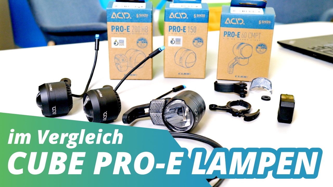 🤔ACID E-Bike Scheinwerfer für Cube X-Connect im Vergleich👍👎
