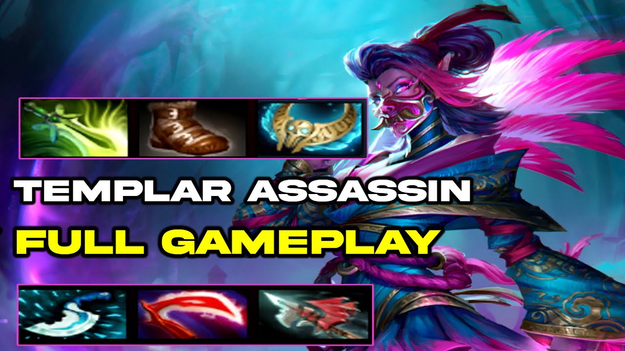 DOTA 2 TEMPLAR ASSASSIN CARRY FULL GAMEPLAY - YouTube