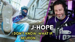 Director Reacts - j-hope - 'I Don't Know' & 'What If (Dance Mix)' & 'NEURON'