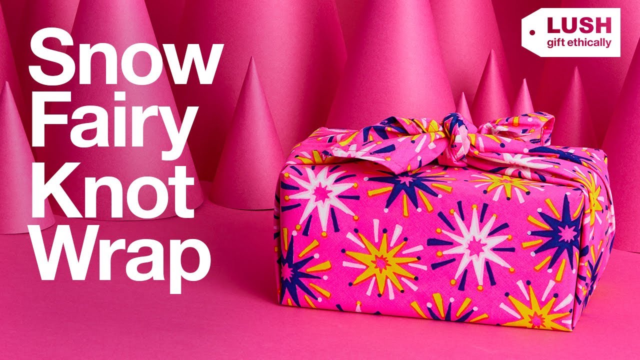 Gift Ethically: Snow Fairy Knot-Wrap