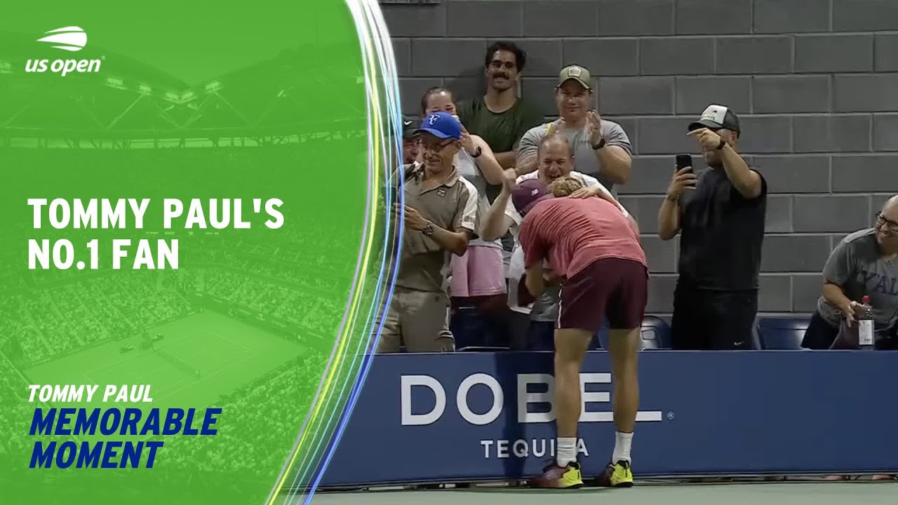 Tommy Paul's No.1 Fan! | 2023 US Open