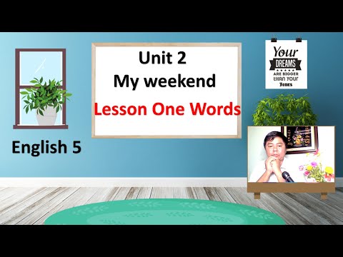 Video Unit 2 My Weekend | Lesson One Words|Family and... - youtube