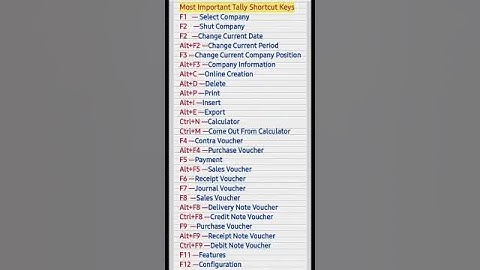 Re-upload tally short cut key#computer #gk #ccc #computerknowledge #tally #upsc #education