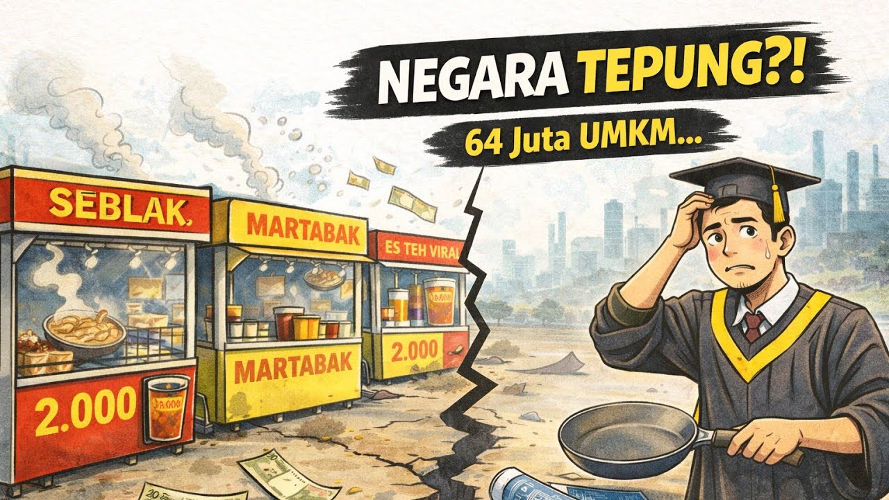 64 Juta UMKM, Tapi Kenapa Kita Jadi ‘Negara Tepung & Cabai’?