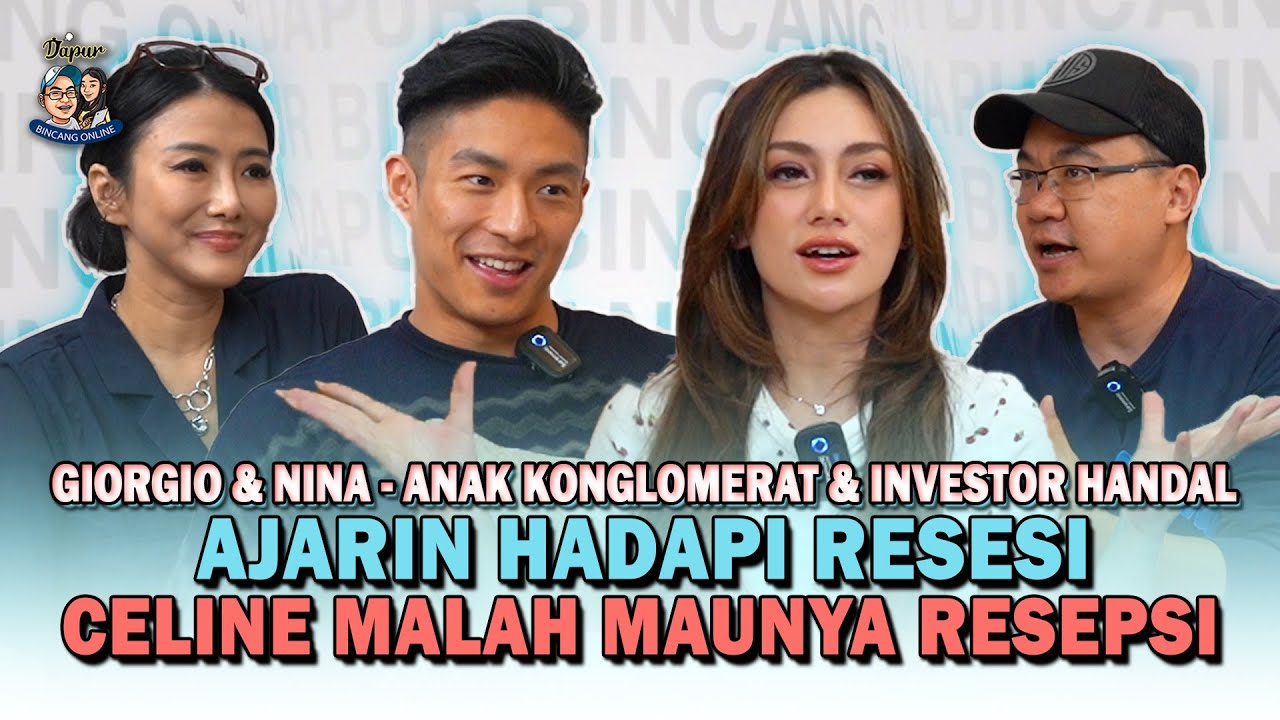 GIORGIO & NINA - Anak Konglo & Investor Handal, AJARIN HADAPI RESESI, CELINE MALAH MAUNYA RESEPSI 😂