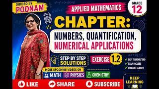 CHAPTER 1 EX 1. 2 APPLIED MATHEMATICS GRADE 12 SOLUTIONS